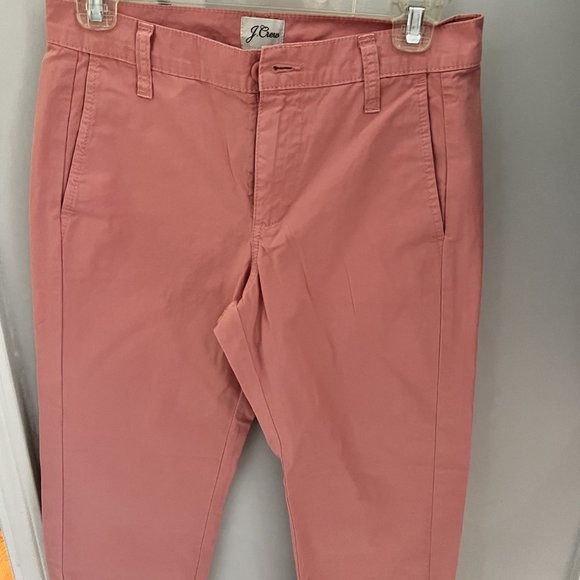 J Crew Pink Chinos naturally distressed size 24 Petite NWT - Picture 7 of 16